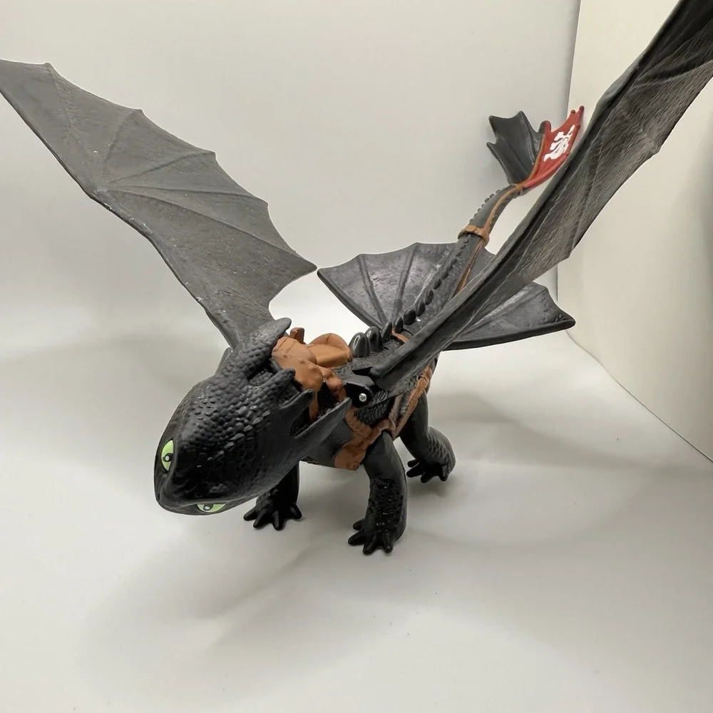 How to Train Your Dragon 2013 Toothless Toy Movable Wings